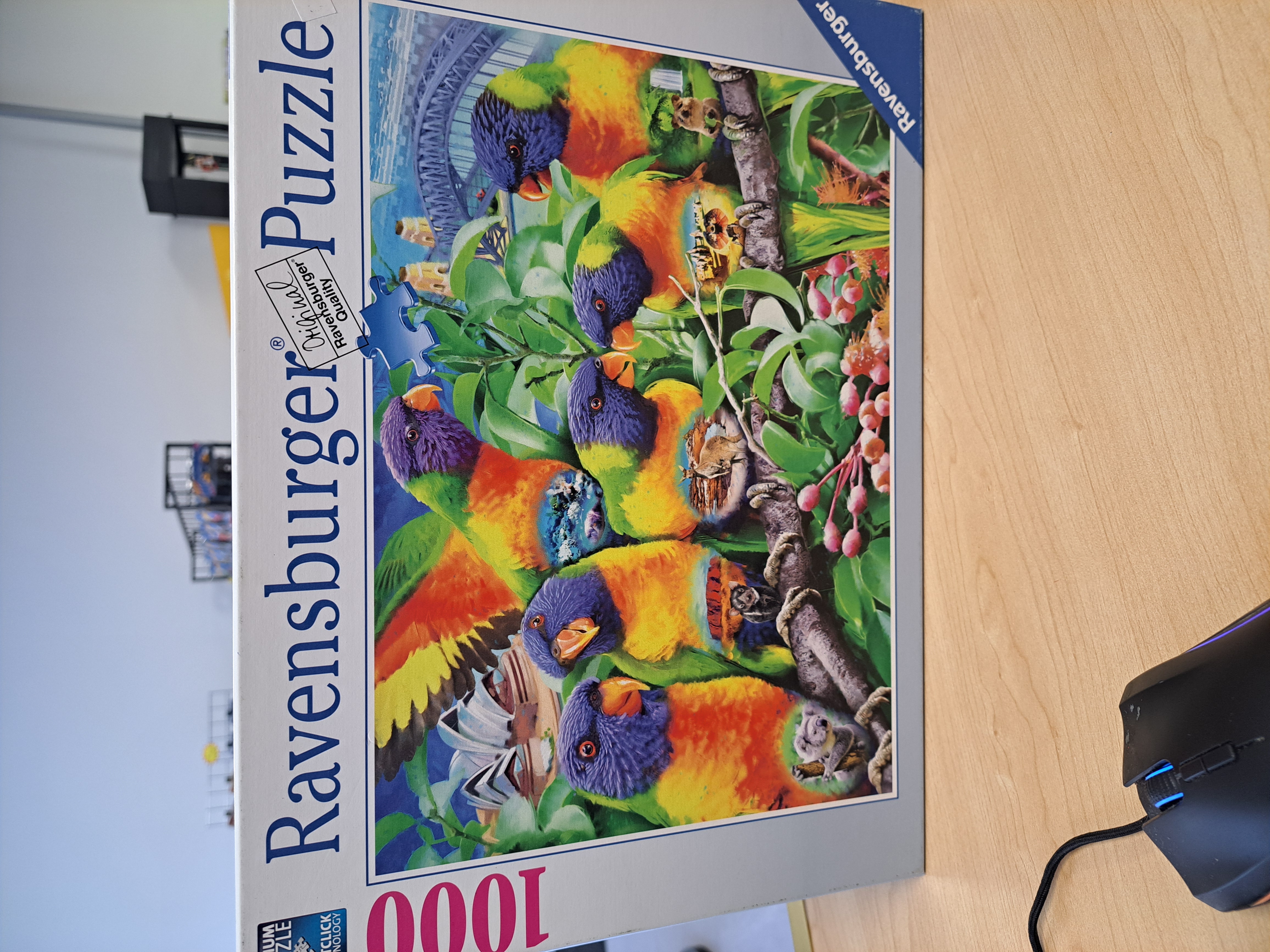 Le pays des Loriquets casse-tête usagé 1000 morceaux